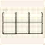 Thumbnail of the plate drawn for exterior timber before a wet winter